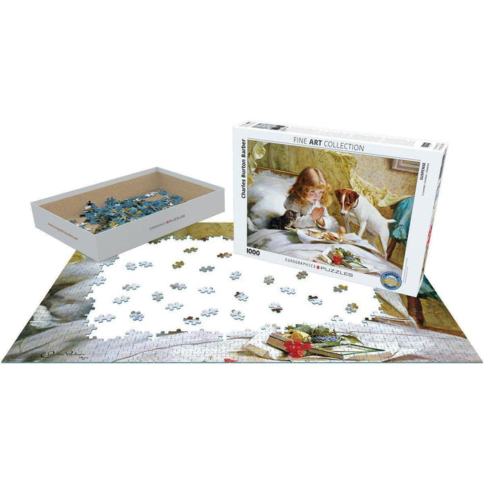 Suspense by Charles Burton Barber 1000 Piece Jigsaw Puzzle Eurographics - for just $19.99! 
