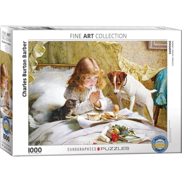 Suspense by Charles Burton Barber 1000 Piece Jigsaw Puzzle Eurographics - for just $19.99! 