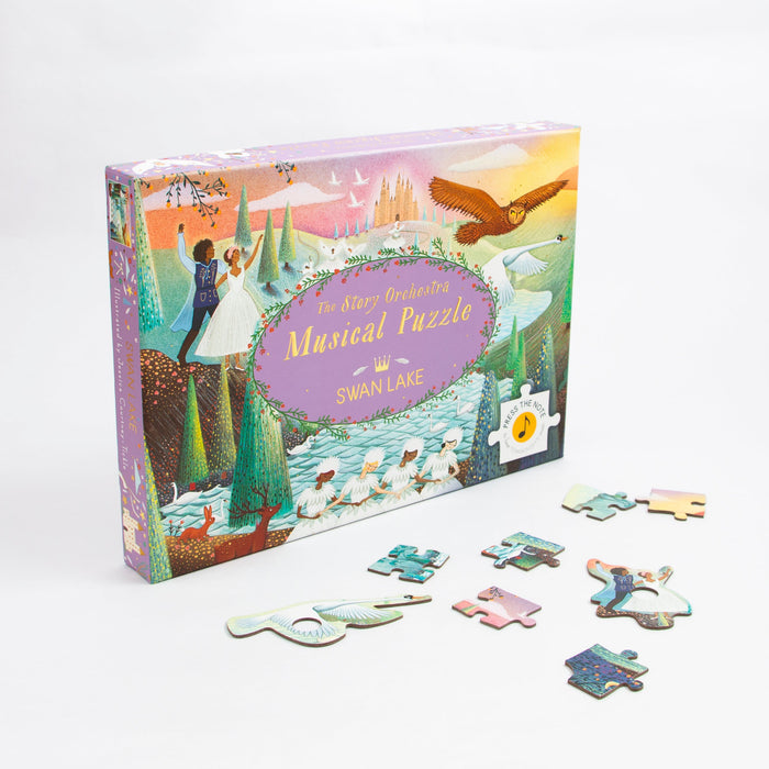 Swan Lake 48 Piece Musical Jigsaw Puzzle Kaddo - for just $22.99! 