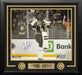 Jeremy Swayman Celebration Boston Bruins Autographed 16" x 20" Framed Hockey Photo - for just $199.99! 