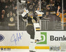 Jeremy Swayman Celebration Boston Bruins Autographed 11" x 14" Hockey Photo - for just $109.99! 
