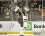 Jeremy Swayman Celebration Boston Bruins Autographed 11" x 14" Hockey Photo - for just $109.99! 