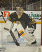 Jeremy Swayman in Goal Boston Bruins Autographed 8" x 10" Hockey Photo - for just $99.99! 