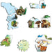 Sweden Map & Animals 71 Piece Tray Jigsaw Puzzle Larsen - for just $11.99! 