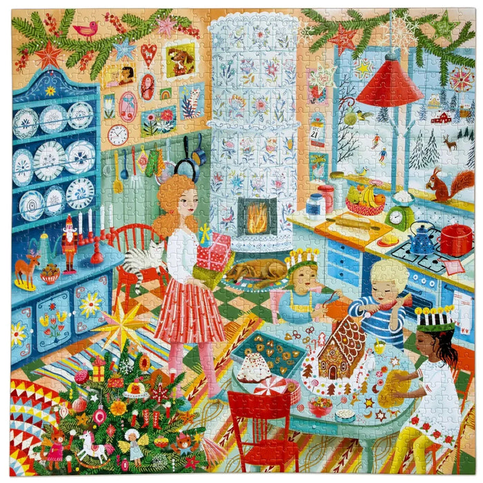 Swedish Holiday Kitchen 1000 Piece Jigsaw Puzzle eeBoo - for just $26.99! 