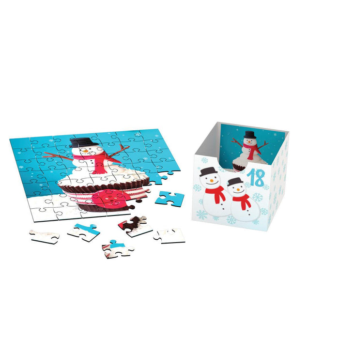Sweet Christmas Advent Calendar - 24 Set of 50 Piece Mini Jigsaw Puzzles Eurographics - for just $44.99! 