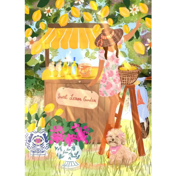 Sweet Lemon Garden 1000 Piece Jigsaw Puzzle Puzzledly - for just $24.99! 