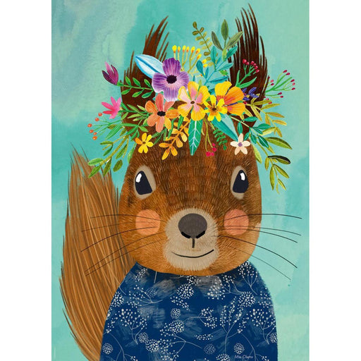 Sweet Squirrel Floral Friends 1000 Piece Jigsaw Puzzle Heye - for just $29.99! 