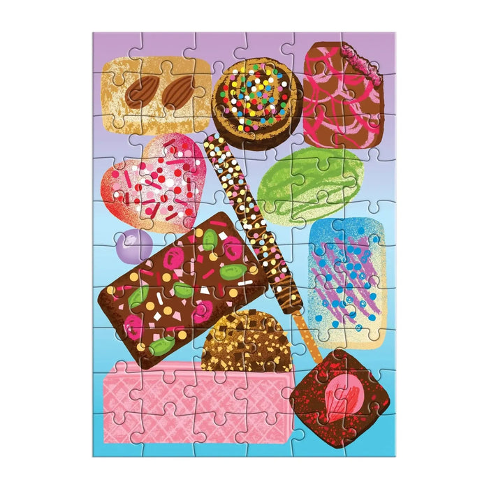 Sweets for the Sweet Greeting Card 60 Piece Jigsaw Puzzle Galison - for just $7.99! 