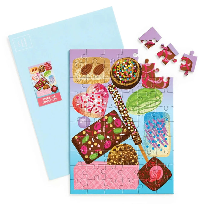 Sweets for the Sweet Greeting Card 60 Piece Jigsaw Puzzle Galison - for just $7.99! 