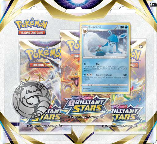 Pokemon: Brilliant Stars 3-Pack Blister - for just $12.95! 