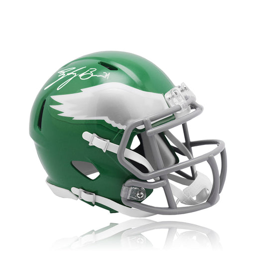 Sydney Brown Philadelphia Eagles Autographed 2023 Kelly Green Throwback Alternate Mini-Helmet - for just $99.99! 
