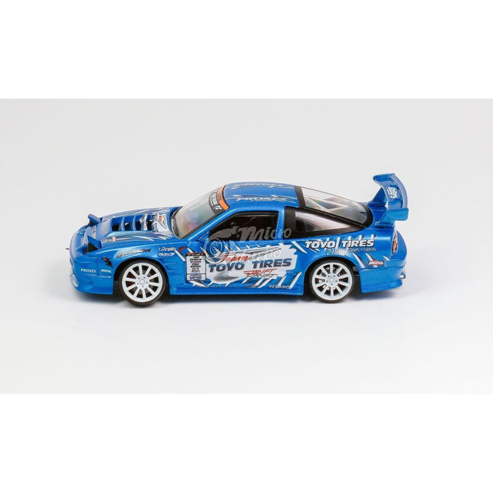 MicroTurbo Nissan 180SX Type X Team "TOYO TIRES" Drift Metallic Blue 1:64 Limited to 999 Pcs - Just $44.99! Shop now at Retro Gaming of Denver