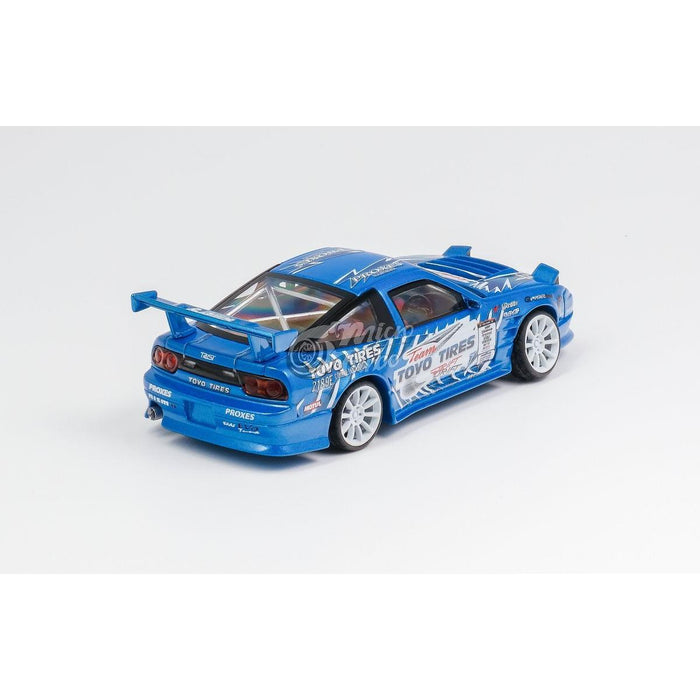 MicroTurbo Nissan 180SX Type X Team "TOYO TIRES" Drift Metallic Blue 1:64 Limited to 999 Pcs - Just $44.99! Shop now at Retro Gaming of Denver