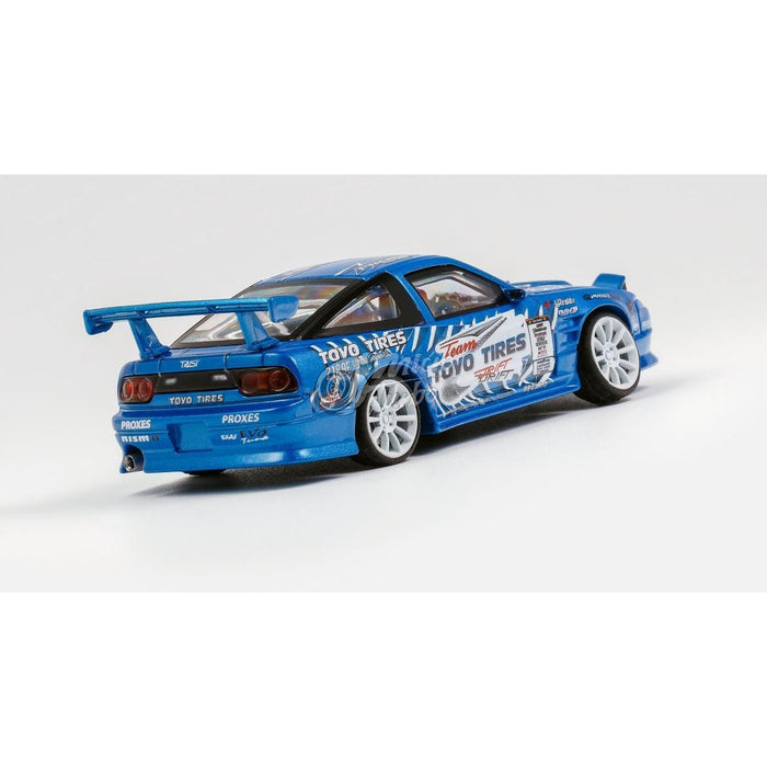 MicroTurbo Nissan 180SX Type X Team "TOYO TIRES" Drift Metallic Blue 1:64 Limited to 999 Pcs - Just $44.99! Shop now at Retro Gaming of Denver