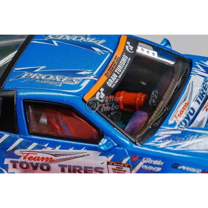 MicroTurbo Nissan 180SX Type X Team "TOYO TIRES" Drift Metallic Blue 1:64 Limited to 999 Pcs - Just $44.99! Shop now at Retro Gaming of Denver