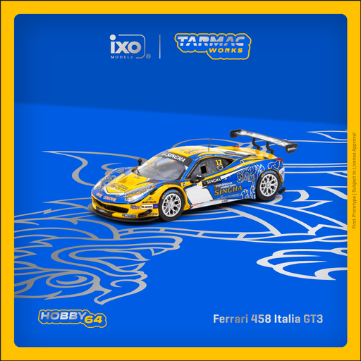 Tarmac Works Ferrari 458 Italia GT3 GT Asia 2016 T64-074-16GTA12 1:64 - Premium Mitsubishi - Just $29.99! Shop now at Retro Gaming of Denver