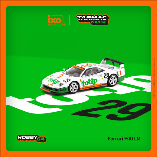 Tarmac Works Ferrari F40 LM 24h of Le Mans 1994 TOTIP T64-075-94LM29 1:64 - Premium Ferrari - Just $32.99! Shop now at Retro Gaming of Denver