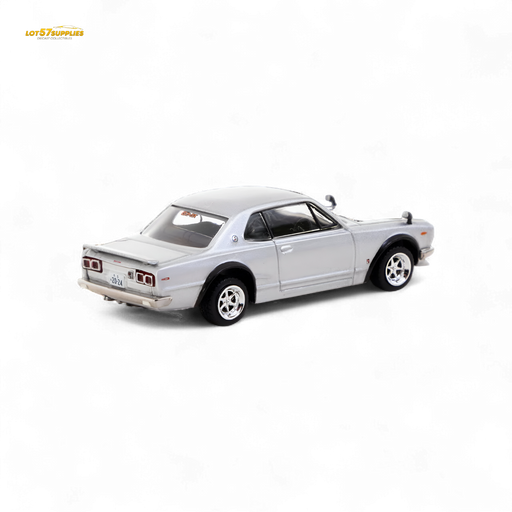 Tarmac Works Global64 Nissan Skyline 2000 GT-R in Silver 1:64 - for just $22.99! 