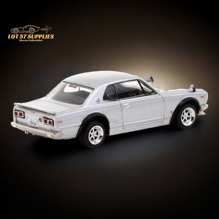 Tarmac Works Global64 Nissan Skyline 2000 GT-R in Silver T64G-043-SL 1:64 - Just $23.99! Shop now at Retro Gaming of Denver