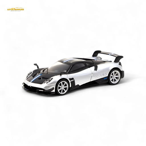 Tarmac Works Global64 Pagani Huayra BC Grigio Mercurio 2-Tone Silver/Blk 1:64 - for just $18.99! 