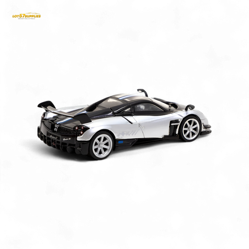 Tarmac Works Global64 Pagani Huayra BC Grigio Mercurio 2-Tone Silver/Blk 1:64 - for just $18.99! 