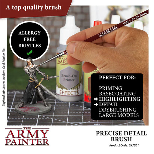 Army Painter Tools: Hobby Brush - Precise Detail - for just $5.99! 