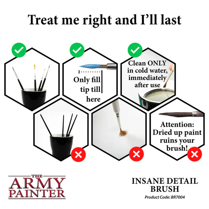 Army Painter Tools: Wargamer Brush - Insane Detail - for just $5.95! 