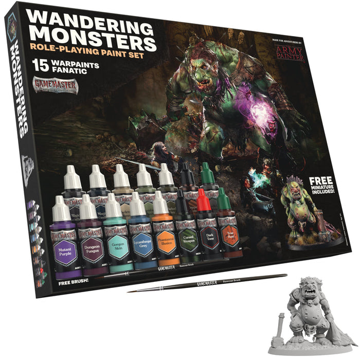 Army Painter GameMaster: Wandering Monsters Role-playing Paint Set - for just $49.99! 