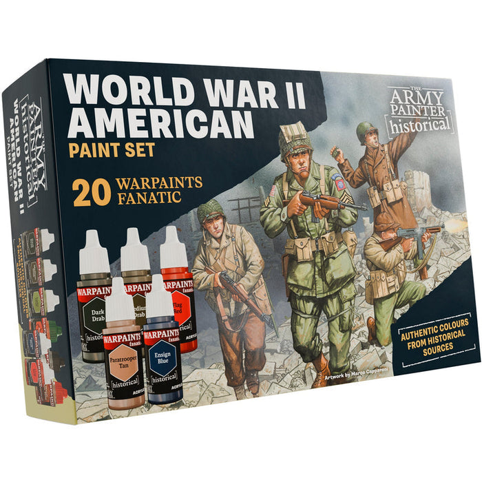 Army Painter Historical: WWII American Paint Set - for just $79.99! 