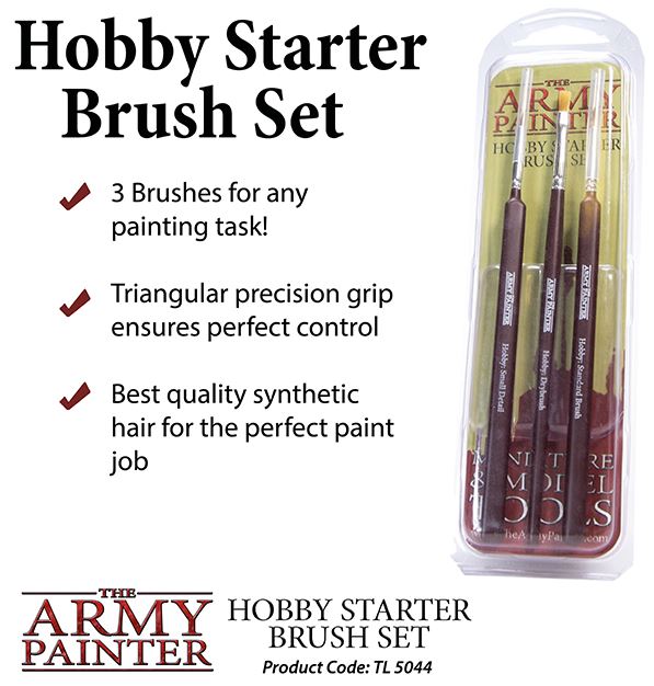 Hobby Starter Brush Set - The Army Painter - for just $19.99! 