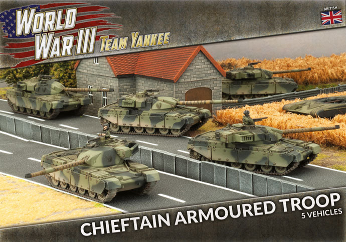 Team Yankee: British - Chieftain Armoured Troop - for just $50! 