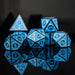 Temple Ruins Blue Acrylic Dice Set - Just $9.99! Shop now at Retro Gaming of Denver