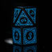 Temple Ruins Blue Acrylic Dice Set - Just $9.99! Shop now at Retro Gaming of Denver