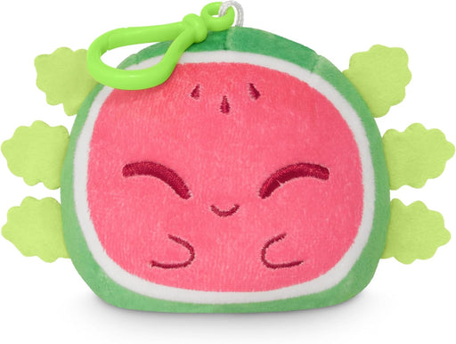 TeeTurtle Reversible Plushies Keychain: Watermelon Axolotl - for just $6! 