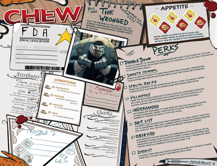 CHEW: Character Menus (RPG Supplement) - for just $14.99! 