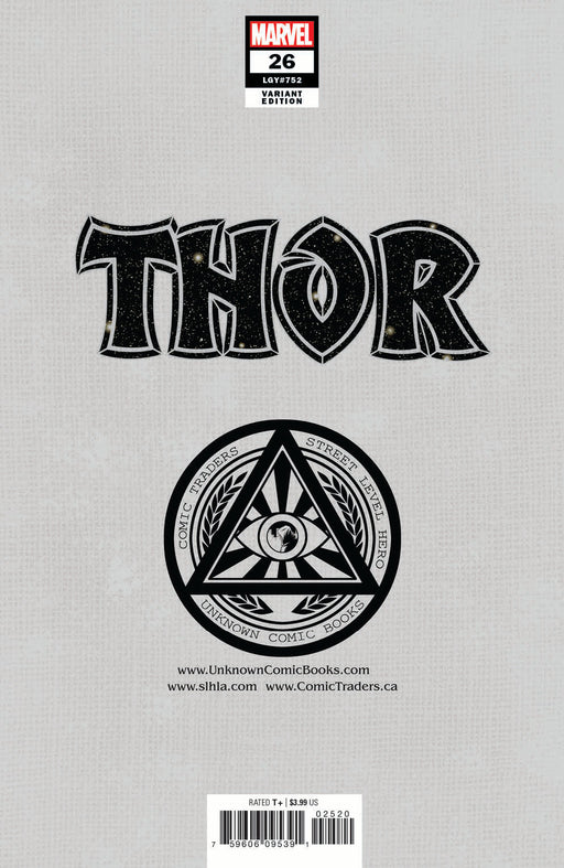 THOR #26 UNKNOWN COMICS TYLER KIRKHAM EXCLUSIVE VAR (06/08/2022) - for just $15! 