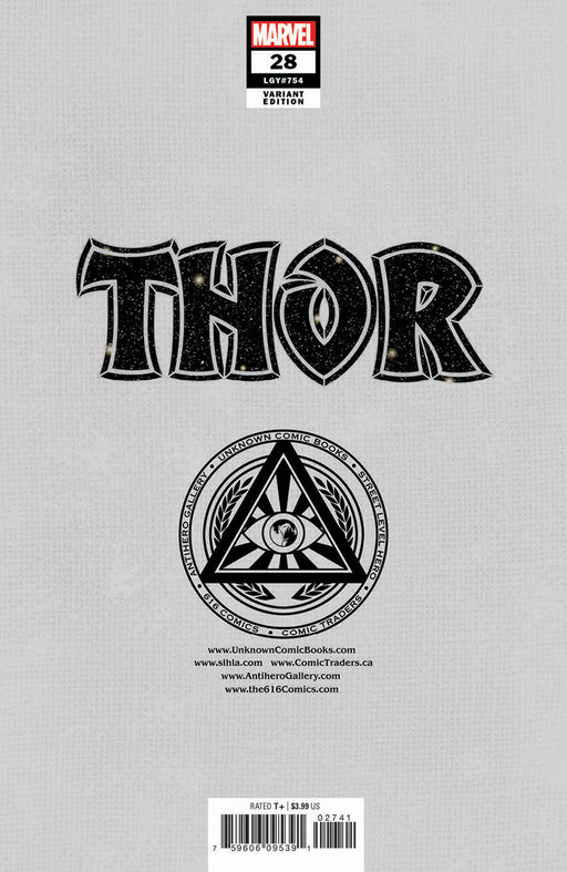 Thor #28 Unknown Comics Ivan Tao Exclusive Var (10/19/2022) - for just $5! 