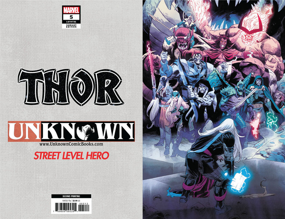 Thor #5 2Nd Ptg Unknown Comics Exclusive Klein Virgin Var (07/29/2020) - for just $20! 