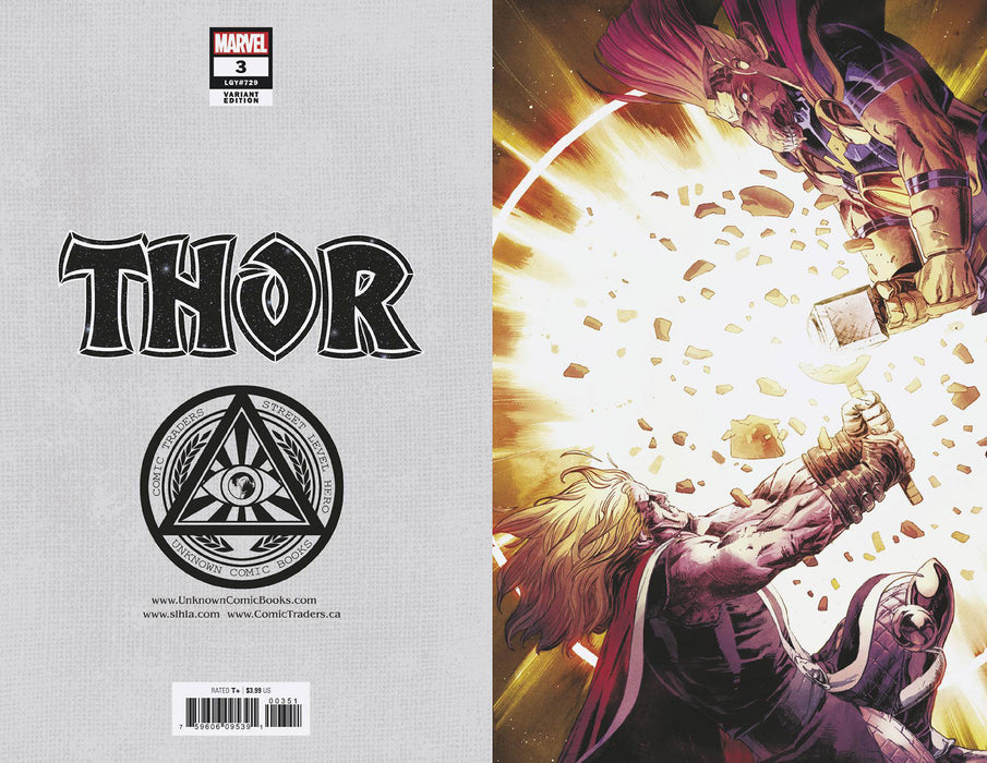 THOR #3 UNKNOWN COMICS EXCLUSIVE 4TH PTG KLEIN VIRGIN VAR (09/09/2020) - for just $20! 