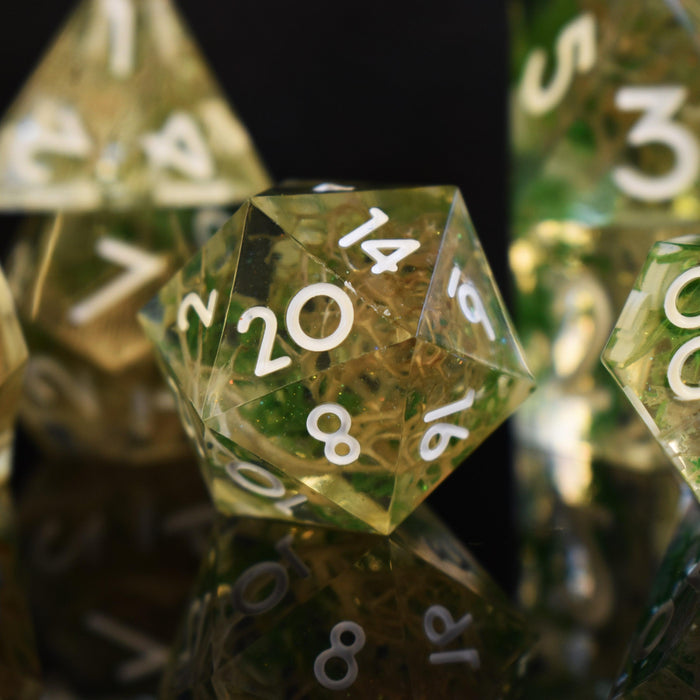 Thorn Whip Sharp-Edged Resin Dice Set - Just $39.99! Shop now at Retro Gaming of Denver