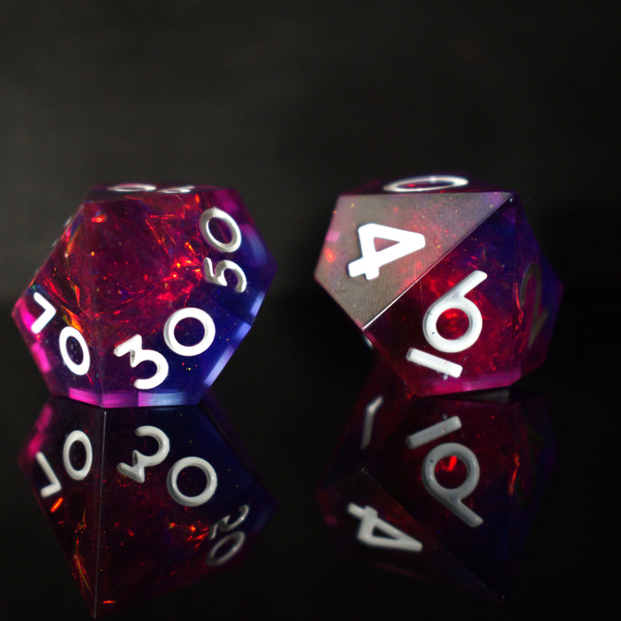 Thunderwave Sharp-Edged Resin Dice Set - Just $39.99! Shop now at Retro Gaming of Denver