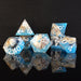 Tide Pool Sharp-Edged Resin Dice Set - Just $39.99! Shop now at Retro Gaming of Denver