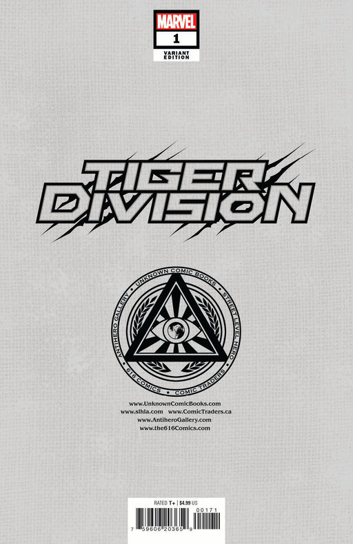 Tiger Division #1 Unknown Comics Lobos Exclusive Virgin Var (11/02/2022) - for just $20! 