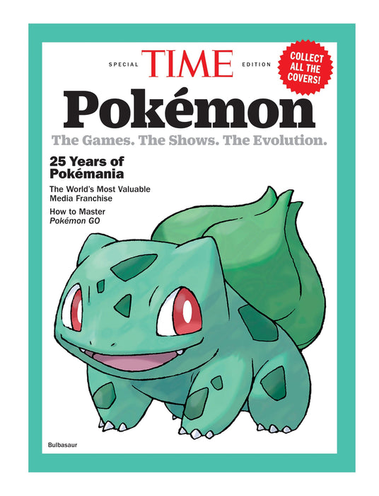 TIME Special Edition - Pokémon: The Games, The Shows, The Evolution, 25 Years Of Pokémania, The World's Most Valuable Media Franchise, How To Master Pokémon Go & More! - for just $14.99! 