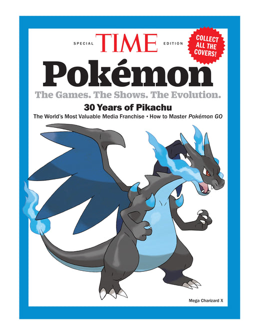 TIME Special Edition - Pokémon: 30 Years Of Pikachu, The Games, The Shows, The Evolution, The World's Most Valuable Media Franchise, Master Pokémon Go, Ho-Oh, Lugia, Mega Charizad X, Rayquaza & More! - for just $14.99! 
