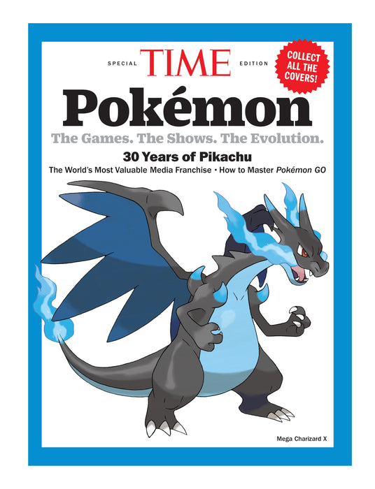 TIME Special Edition - Pokémon: 30 Years Of Pikachu, The Games, The Shows, The Evolution, The World's Most Valuable Media Franchise, Master Pokémon Go, Ho-Oh, Lugia, Mega Charizad X, Rayquaza & More! - for just $14.99! 