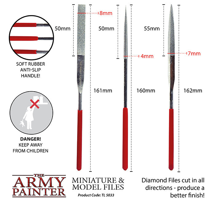 Army Painter Tools: Miniature and Model Files - for just $10.99! 