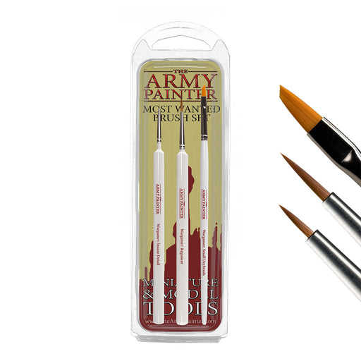 Army Painter Tools: Most Wanted Brush Set Pack - for just $17.49! 
