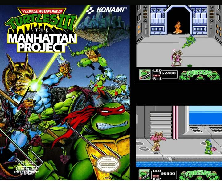 TMNT 3 NES Video Game Cartidge Nintendo Entertainment System - for just $39.99! 